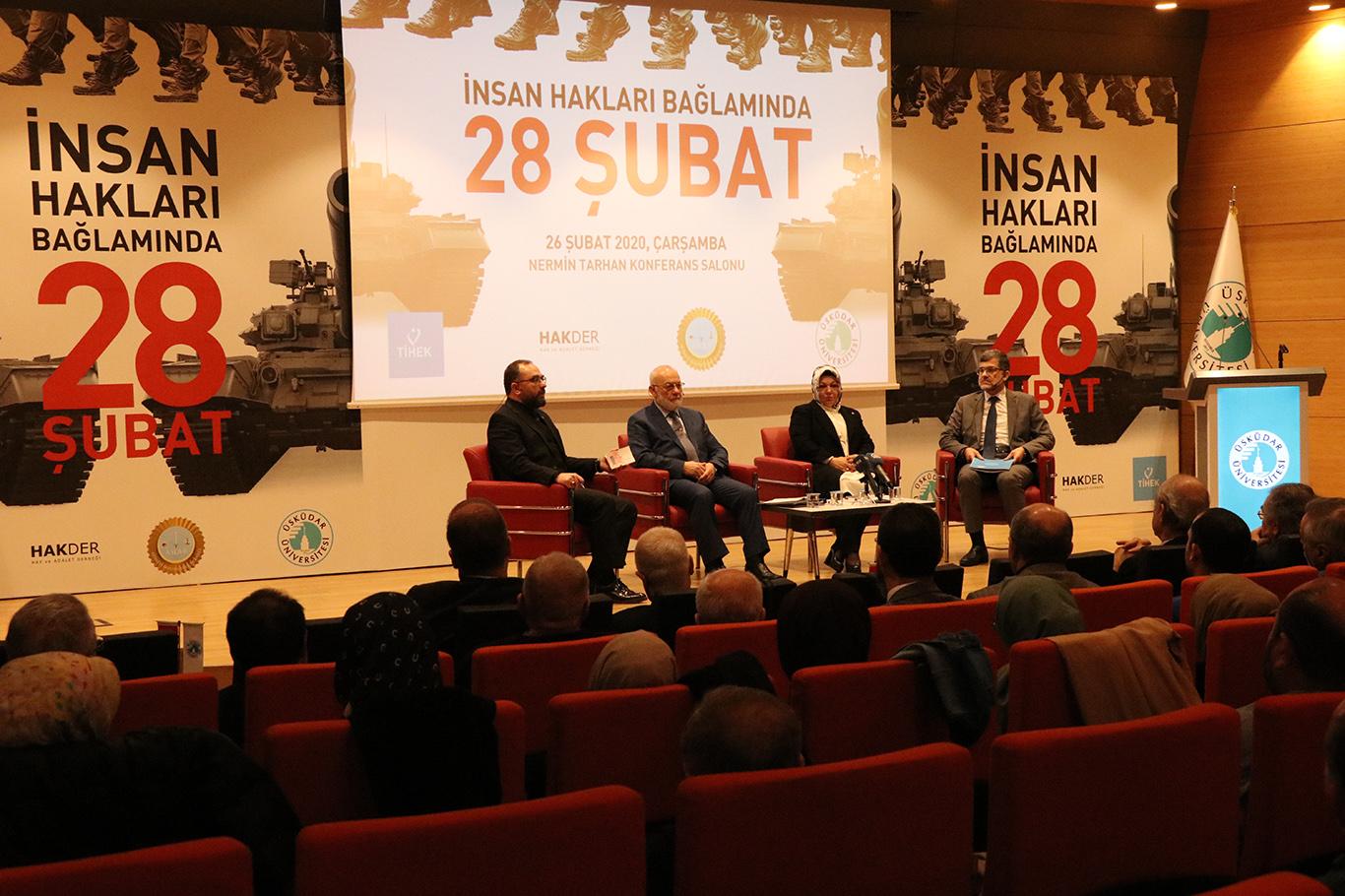 ​İstanbul’da "İnsan Hakları Bağlamında 28 Şubat" paneli düzenlendi