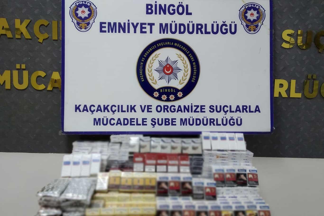 Kablo makarasına gizlenmiş gümrük kaçağı tütün ve sigara ele geçirildi