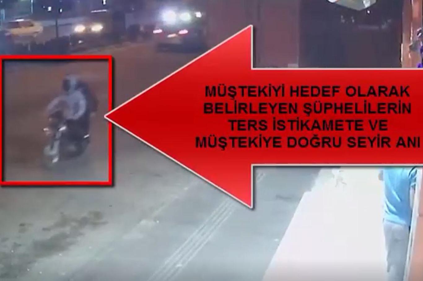 Kapkaç anı güvenlik kamerasında