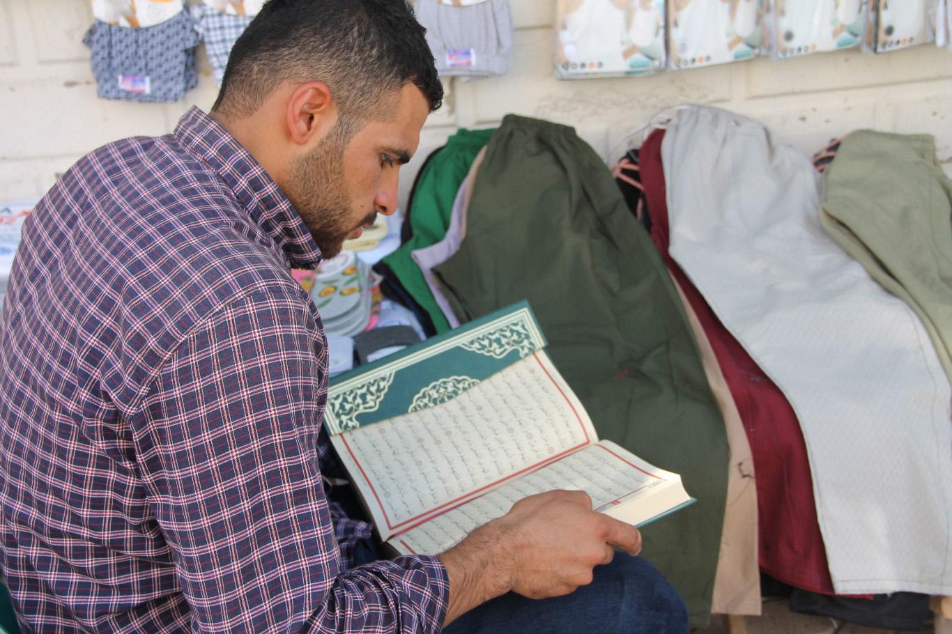  “ Kuran-ı Kerim okuyarak vaktimi değerlendiriyorum”