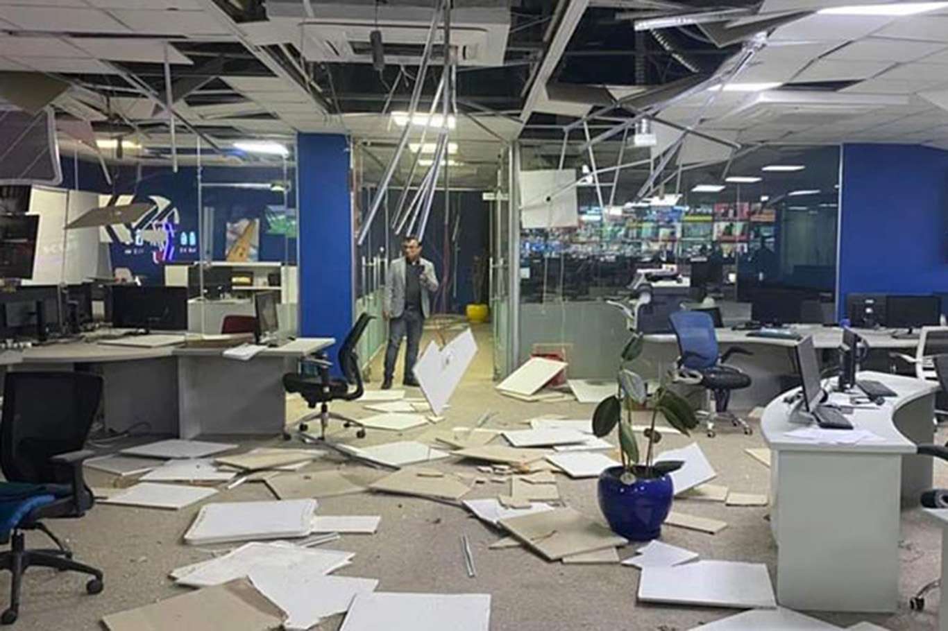 Kurdistan 24 kanalında maddi hasar