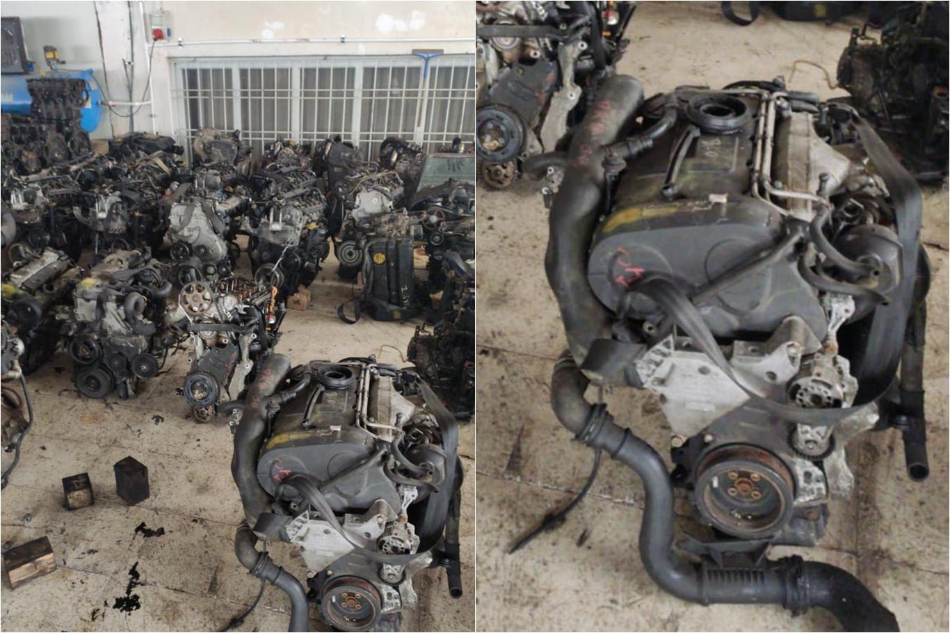 Malatya’da gümrük kaçağı 40 adet otomobil motoru ele geçirildi