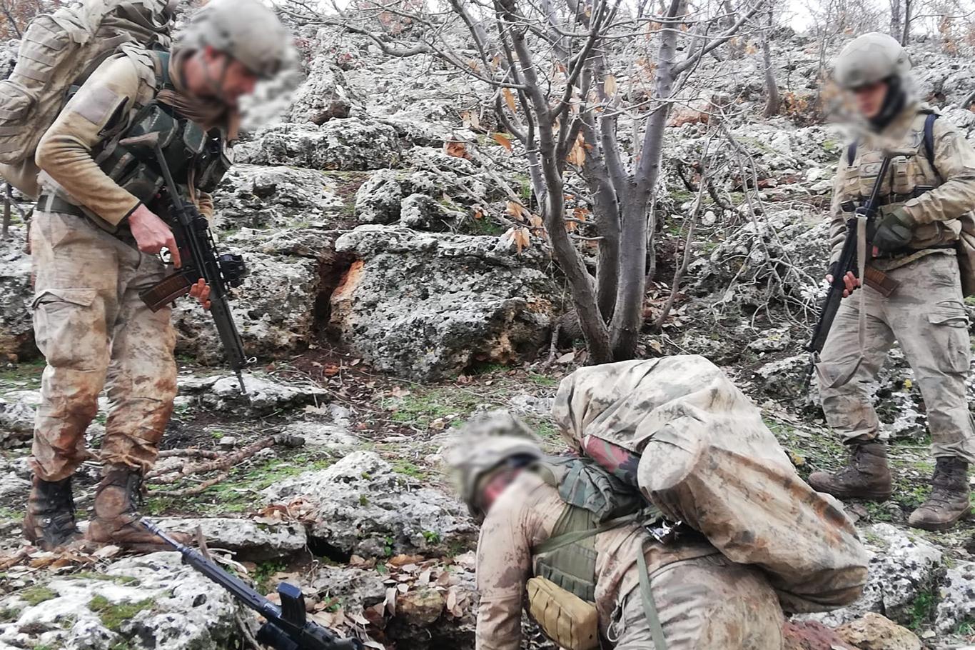Mardin’de PKK’ye ait sığınaklarda patlayıcı madde bulundu