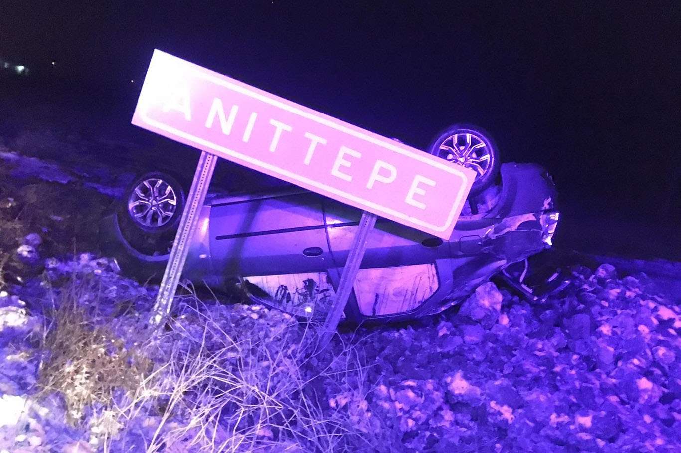 Mardin’de yaşanan trafik kazasında baba-kız yaralandı