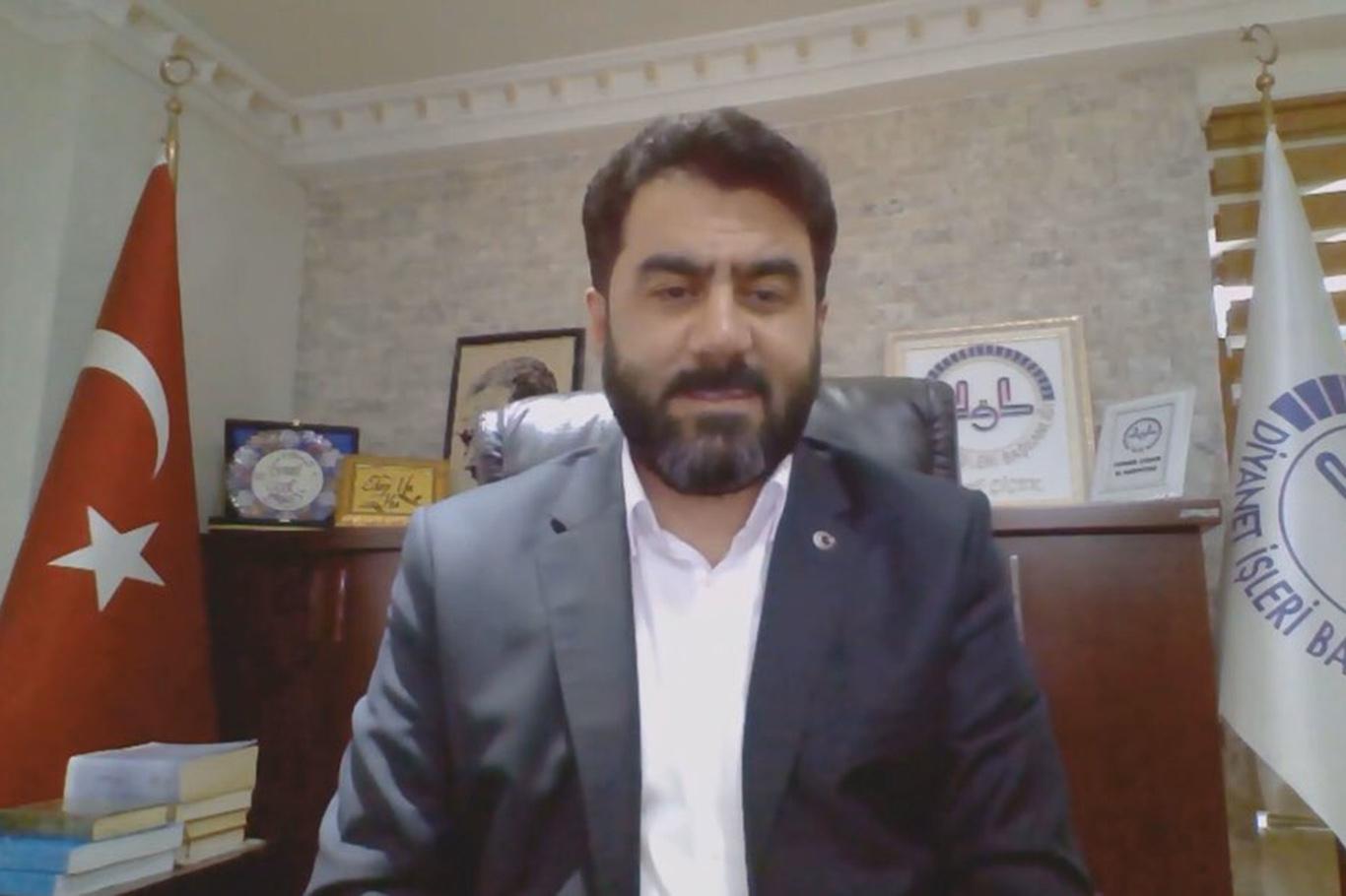 Mardin Müftüsü Çiçek Berat Kandili'ni kutladı