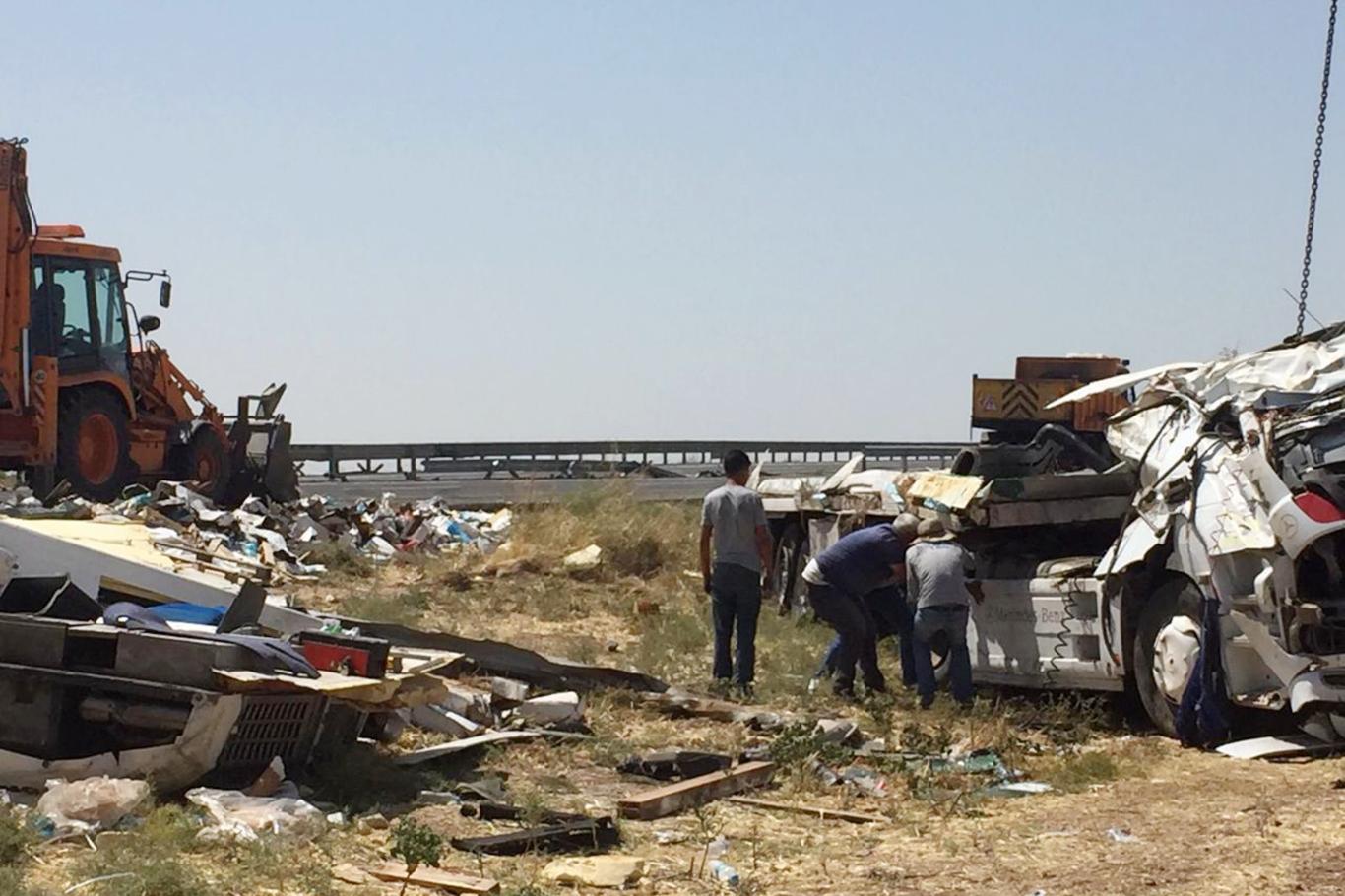 Mardin'de zincirleme kaza: 1 ölü 3 yaralı
