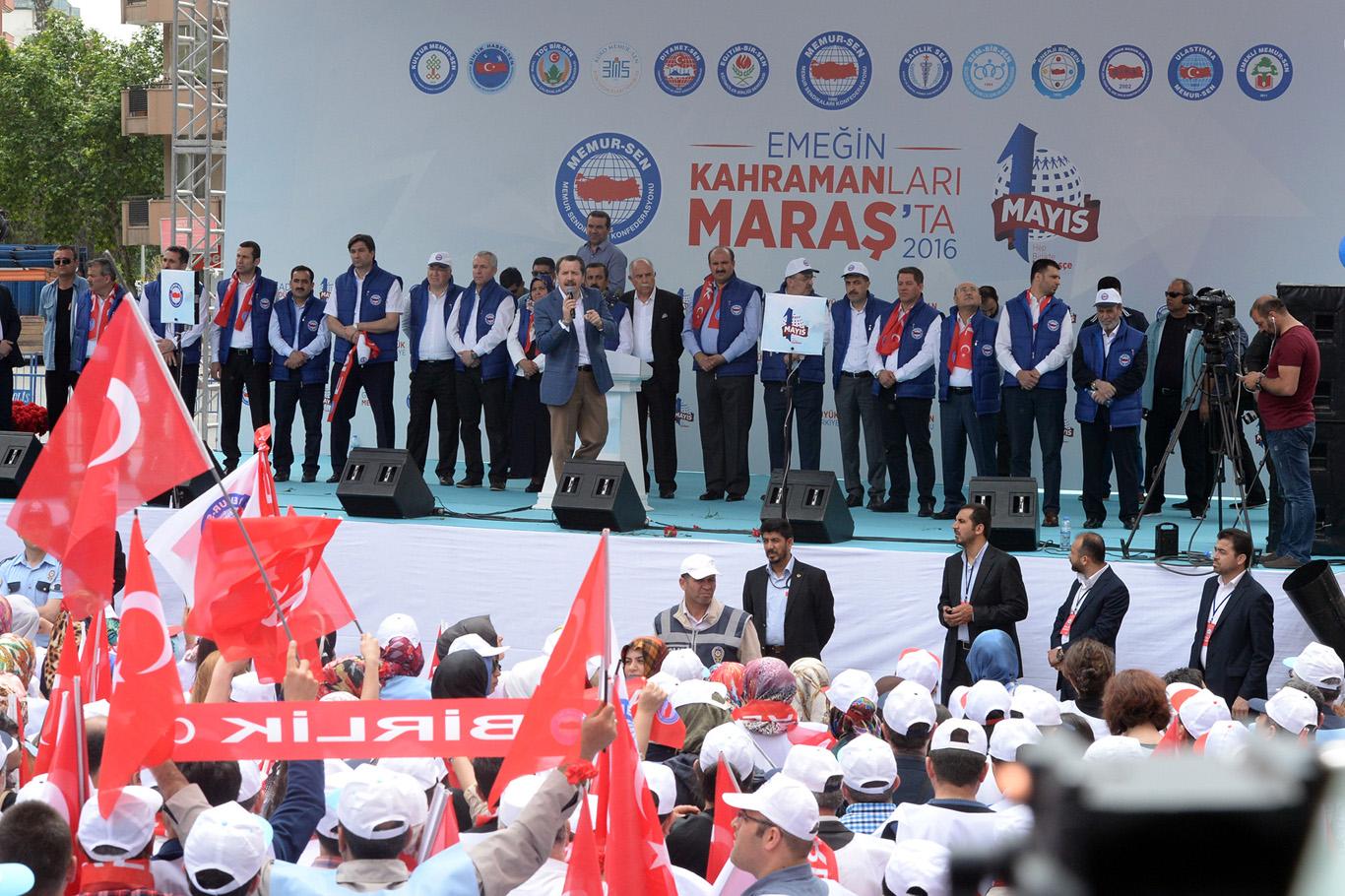Memur-Sen 1 Mayıs’ı kutladı