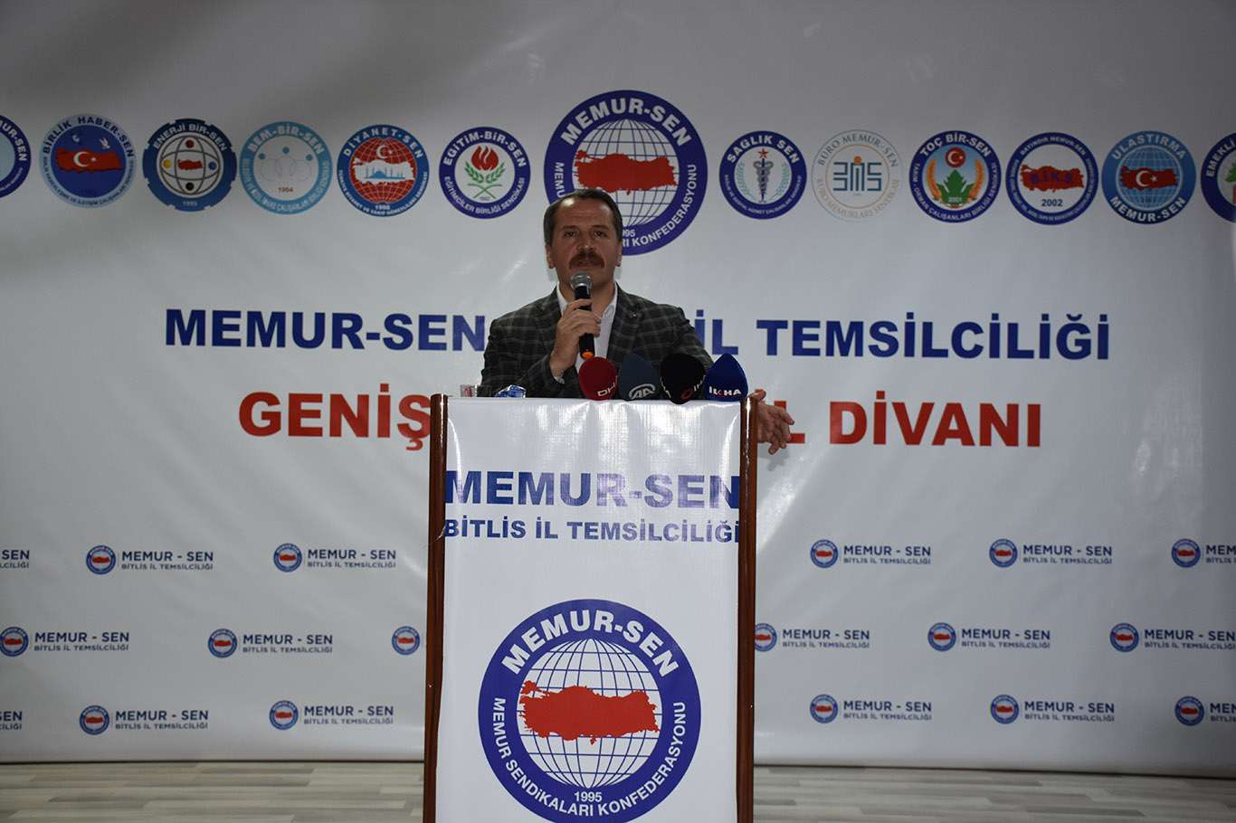 Memur-Sen Genel Başkanı Yalçın: "Örgütlü gücümüz, örgütsüz yükümüzdür"