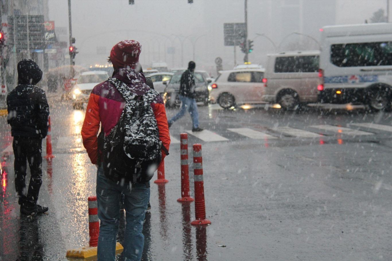 Meteoroloji yağmur ve kar yağışı uyarısı