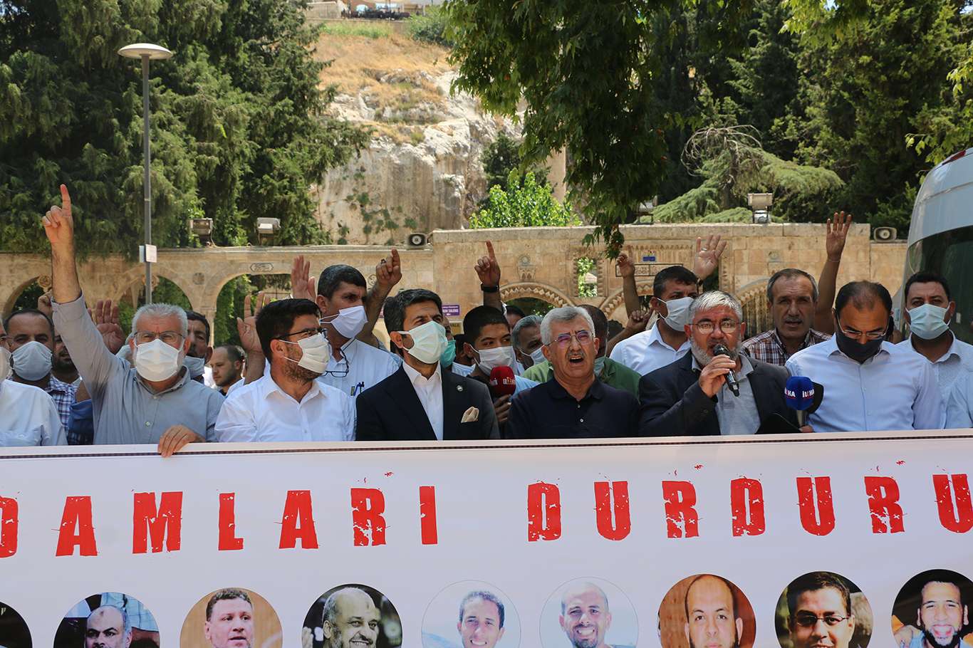Mısır'daki idam kararları​ Şanlıurfa'da protesto edildi