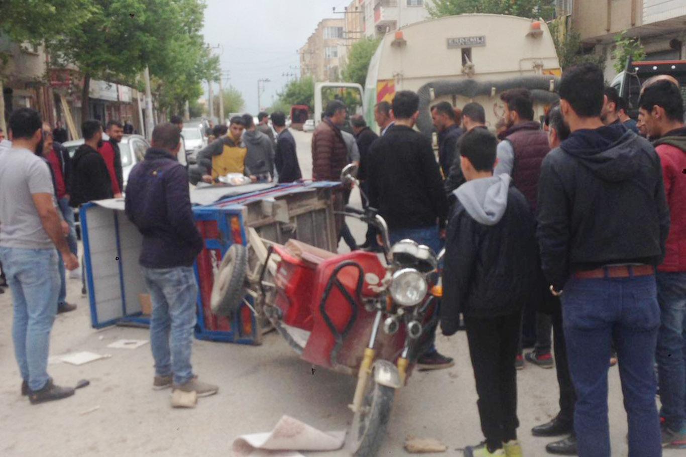 Nusaybin’de trafik kazası: Bir yaralı