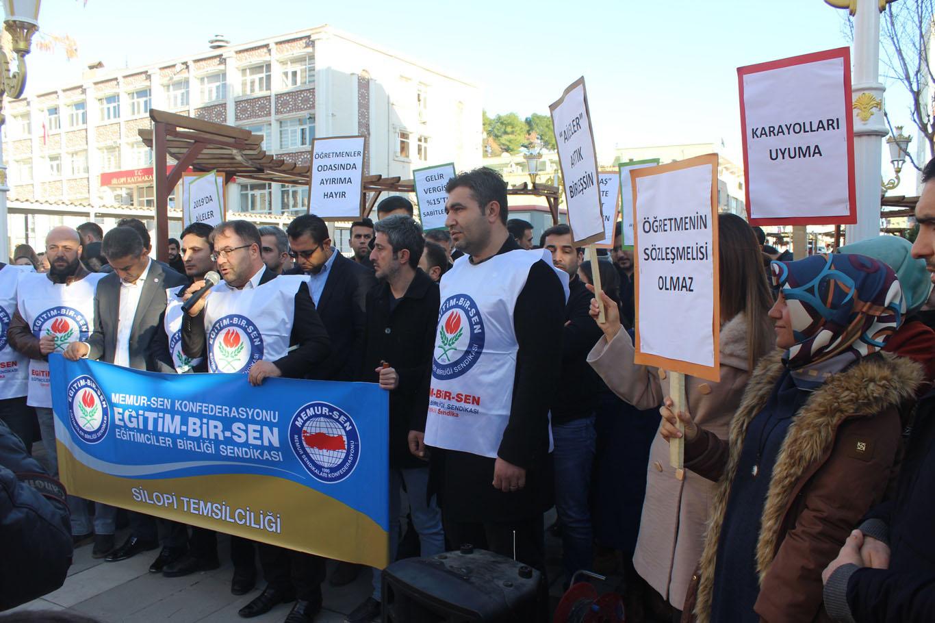 ​Öğretmen ve halkın sorunlarına ilişkin basın açıklaması