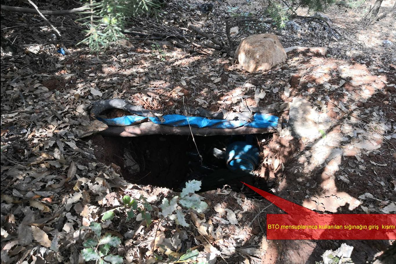 PKK'ye ait sığınak, barınak ve patlayıcılar imha edildi