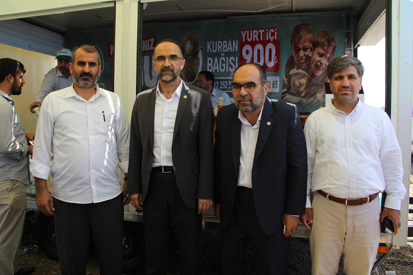 Sağlam’dan Umut Kervanı’nın kurban kesimhanesine ziyaret