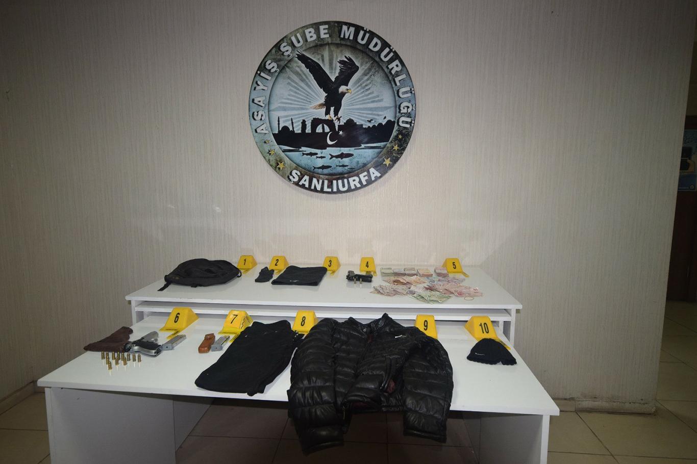 Şanlıurfa'da banka soyan şahıs yakalandı