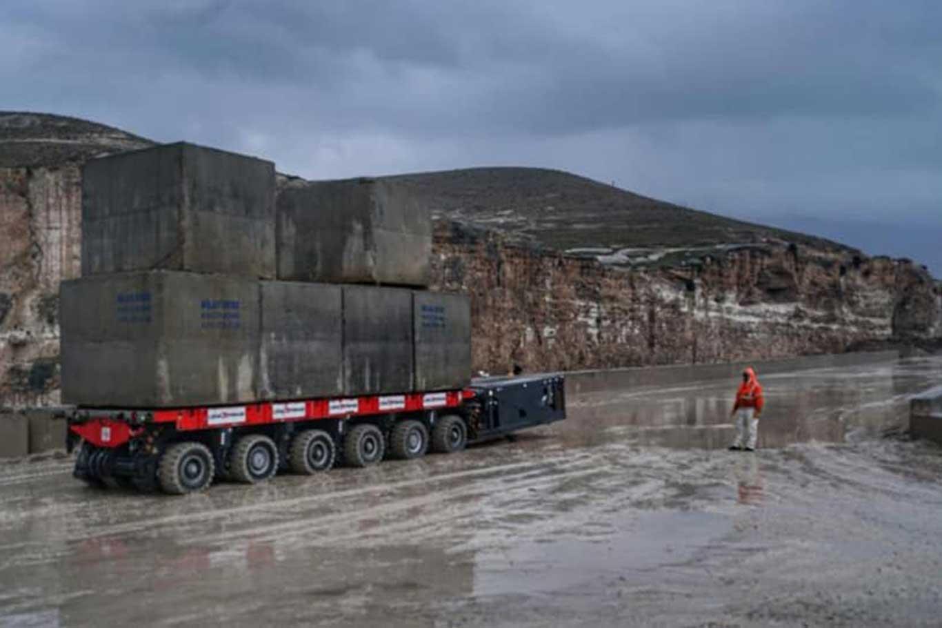 ​Tarihi Er-Rızk Camisi için taşıma denemesi yapıldı