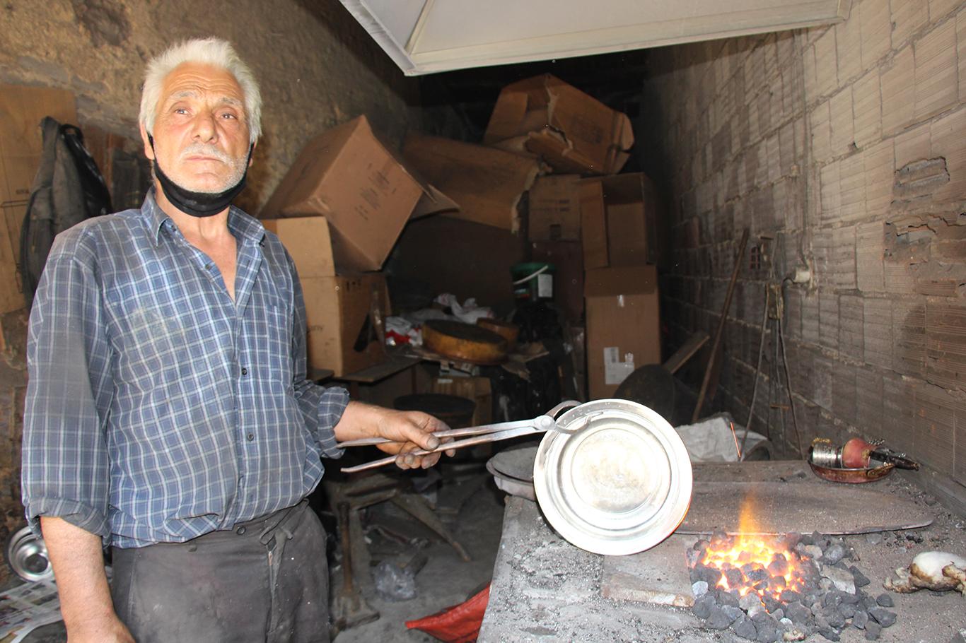 Tarihi kalaycılık mesleği son demlerini yaşıyor