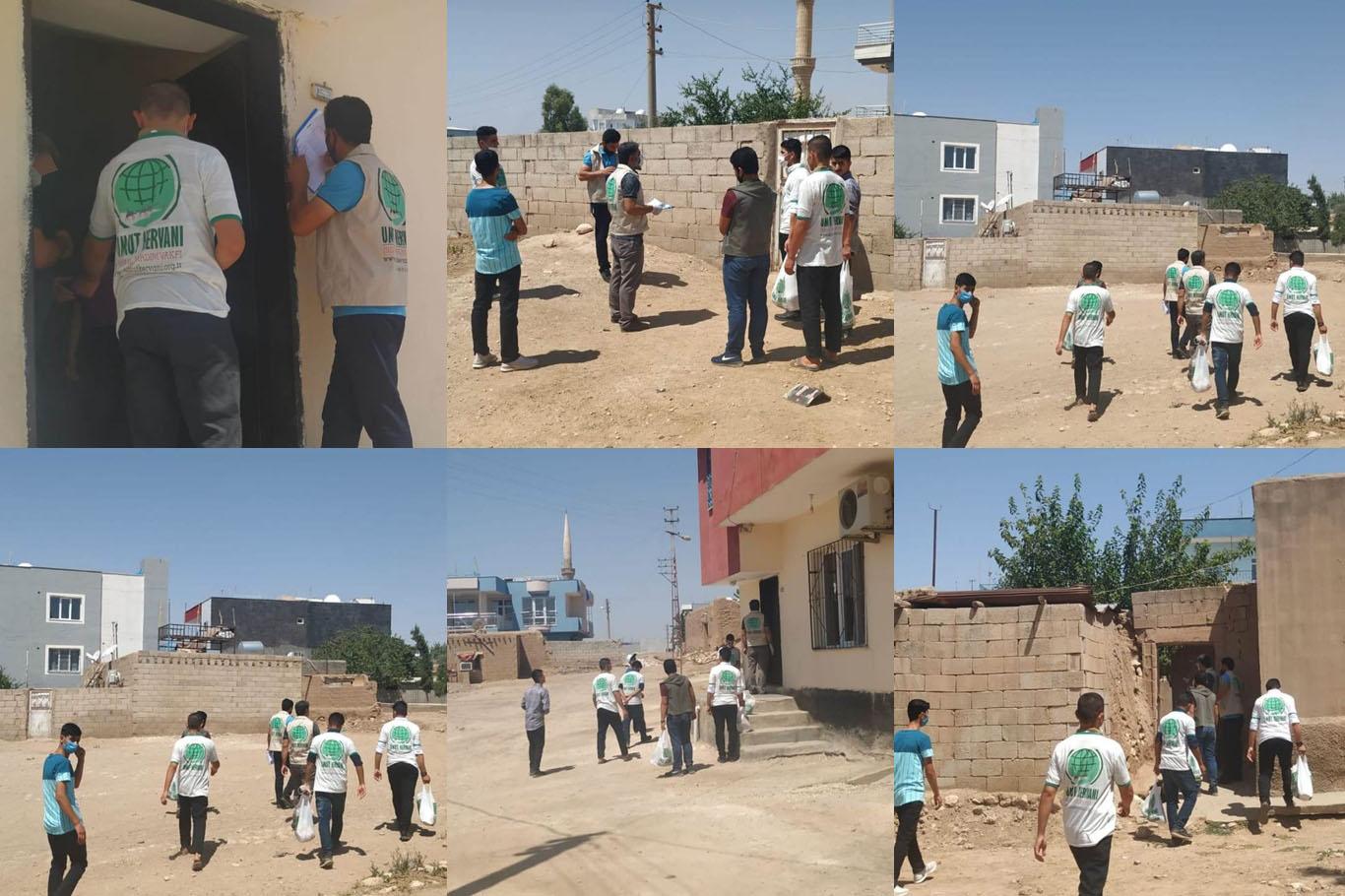 Umut Kervanı Mardin’de yüzlerce aileye kurban eti ulaştırdı