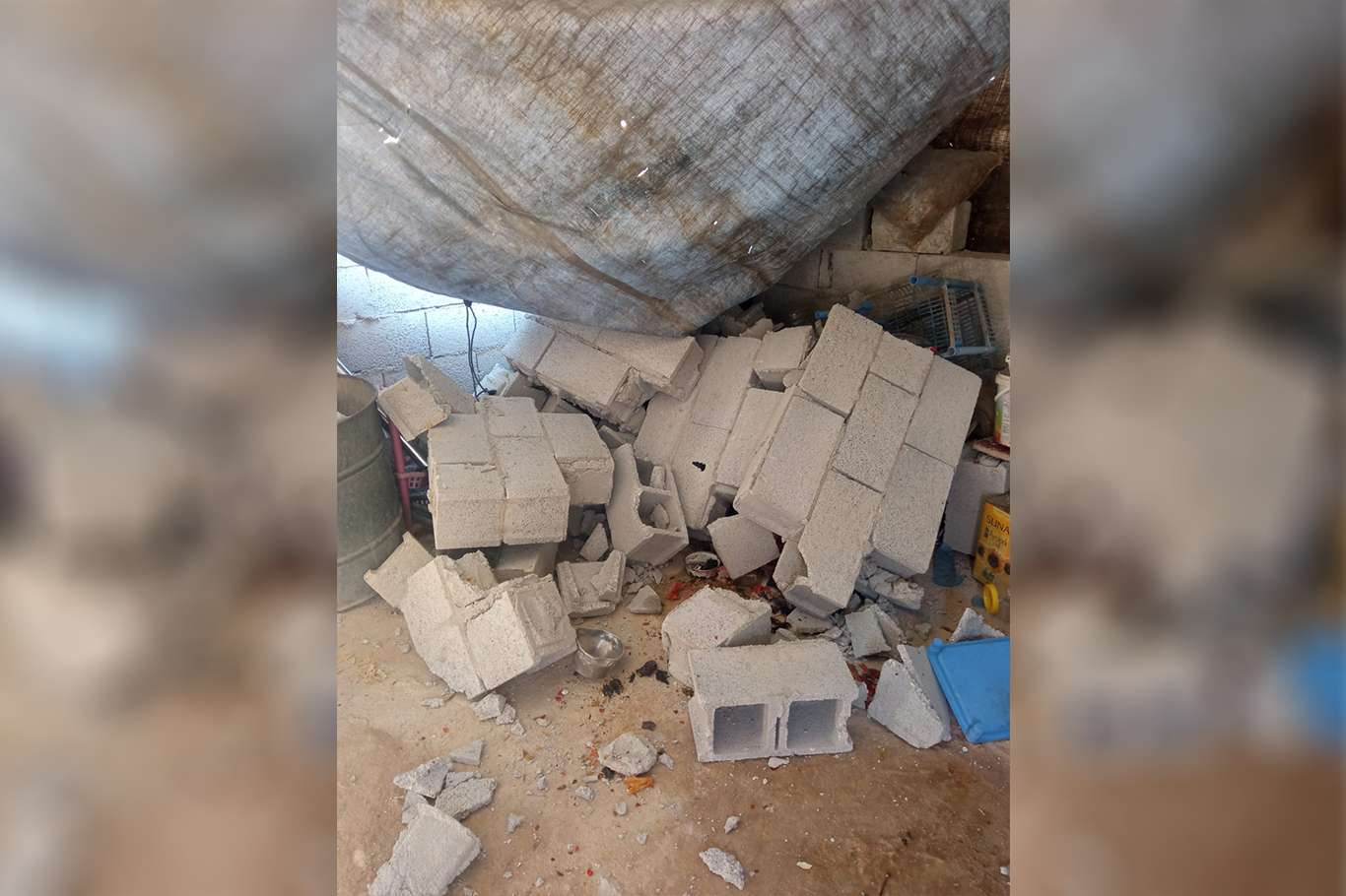 Üzerine duvar yıkılan kadın yaralandı