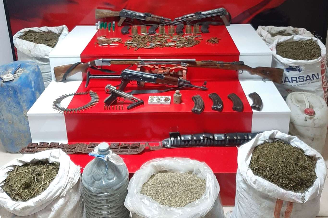 Van'da 124 kilogram uyuşturucu madde ele geçirildi