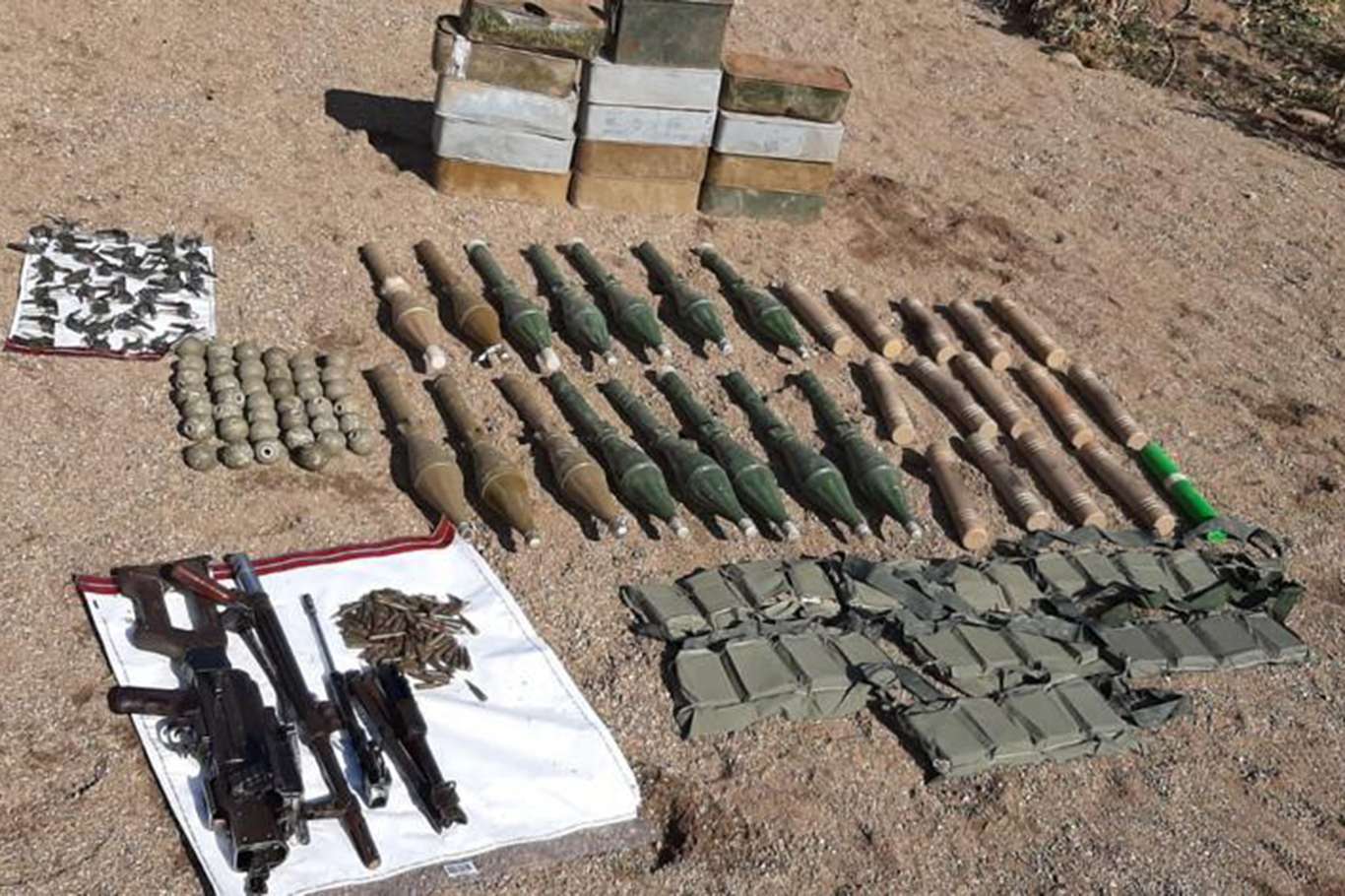 Van’da PKK’ye ait çok sayıda mühimmat ele geçirildi