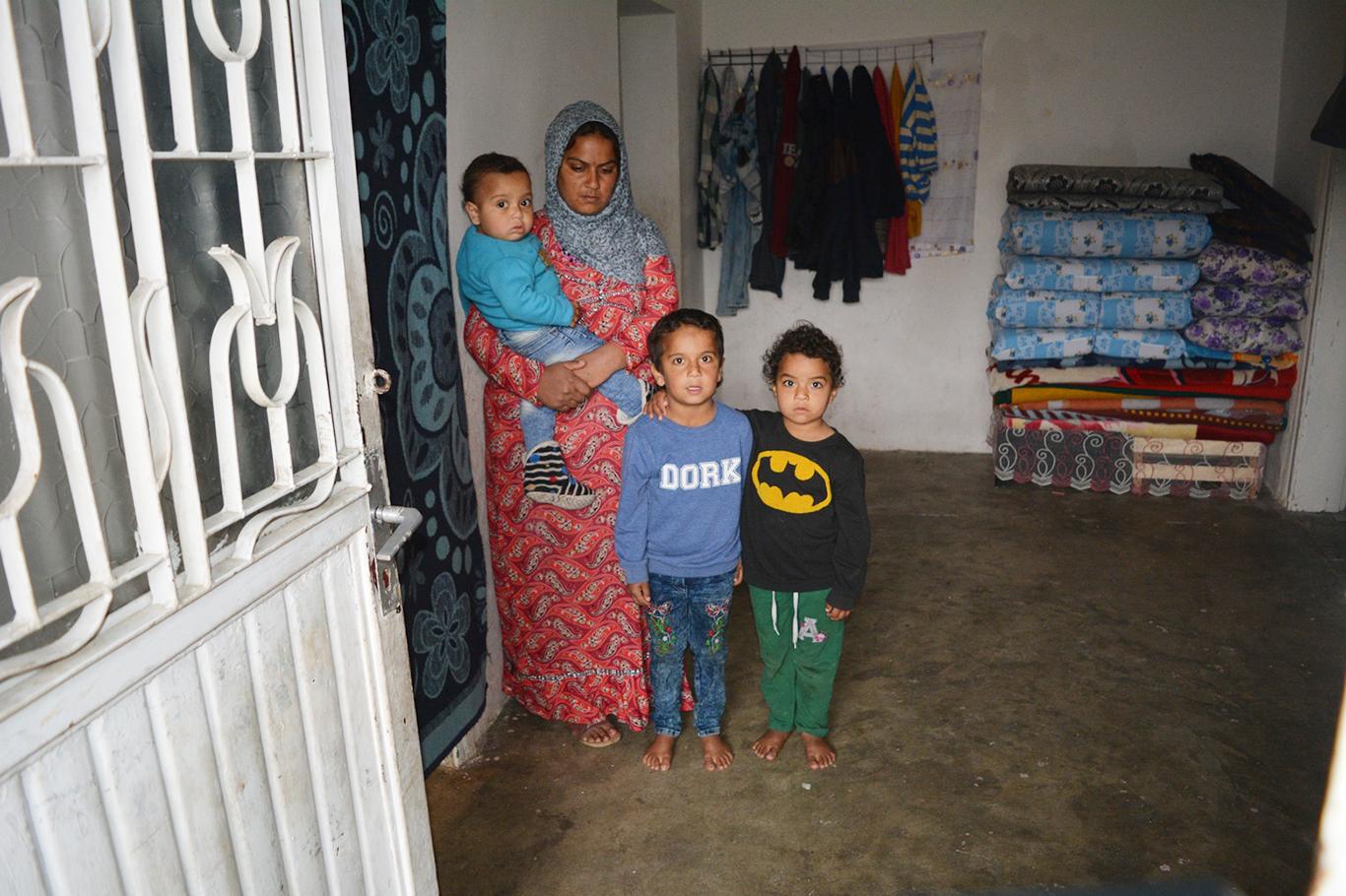 Yokluk içinde yaşam mücadelesi veren Suriyeli aile yardım bekliyor
